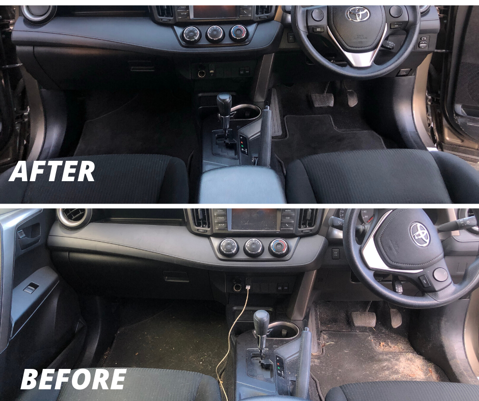 Car Detailing (Interior) - Before & After - Get a quote online for your next job